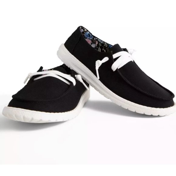 VERY G Shoes - Very G Women's shoe canvas lace-up Slip On EMILY Casual Shoe